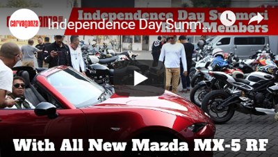 Independence Day Sunmori R.A.T Members with All-New Mazda MX-5 RF | CARVAGANZA