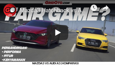 All-New Mazda3 Hatchback vs Audi A3 Sportback | GridOto